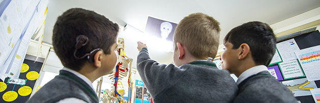 Year 6 Prep School Boys at their Academic Exhibition